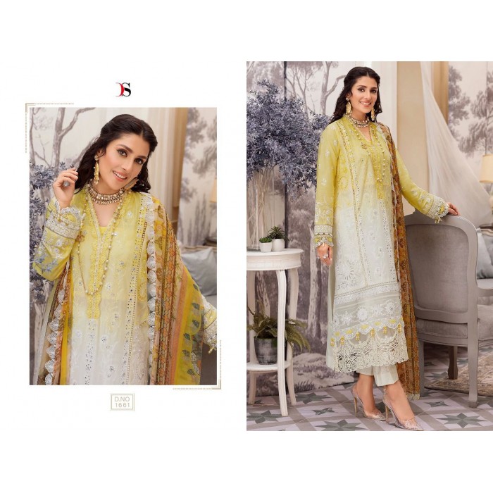 Deepsy Noor Laserkari Lawn 22 Cotton Pakistani Salwar Suits